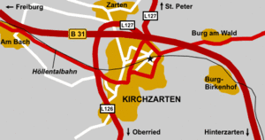 Anfahrt Kirchzarten
